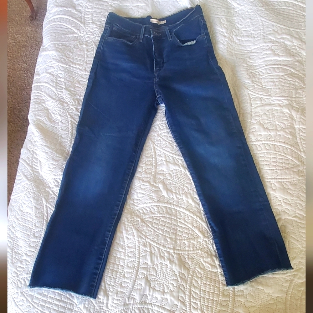 Levi's womens jeans 724 high rise straight w28 l30